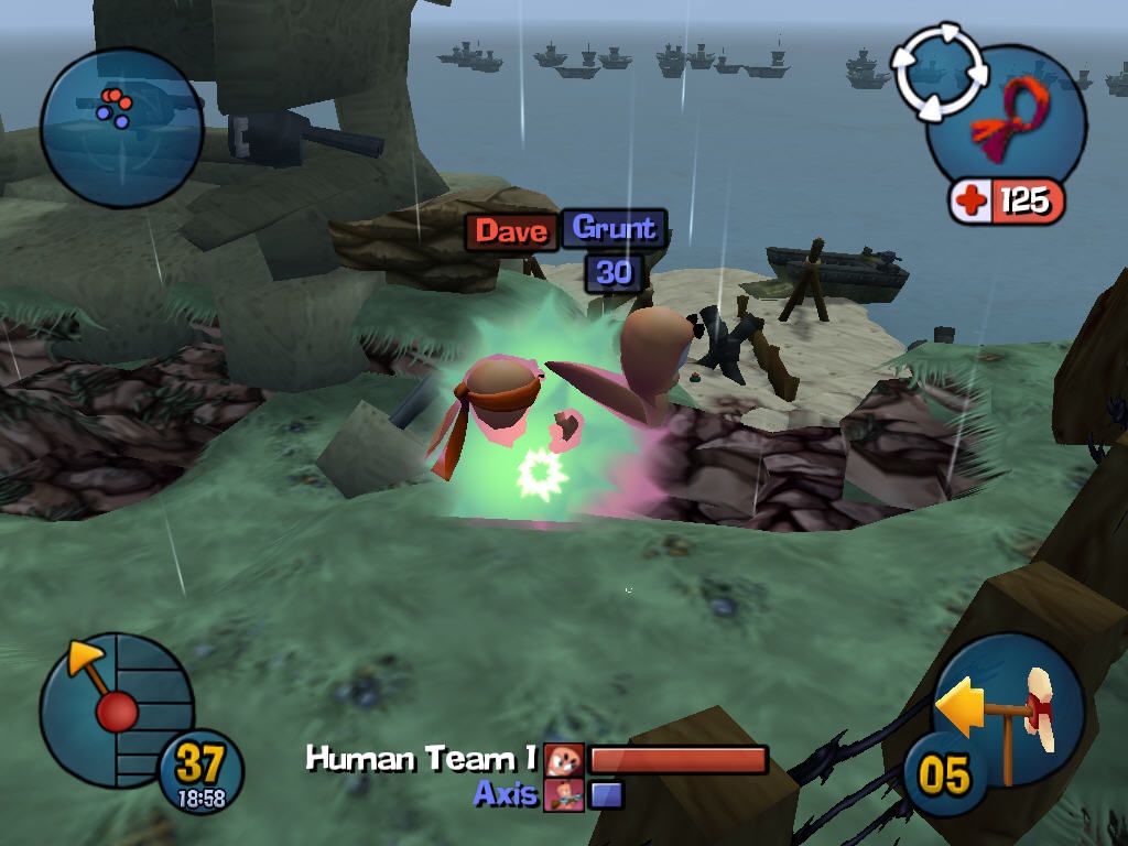 Worms 3D screenshot 5 for Playstation 2